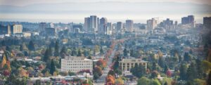 Stock image of city skyline