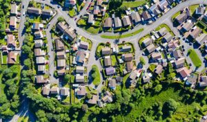 Aerial image of neighborhood used as thumbnail for 2021 Year-End Sentiment Survey