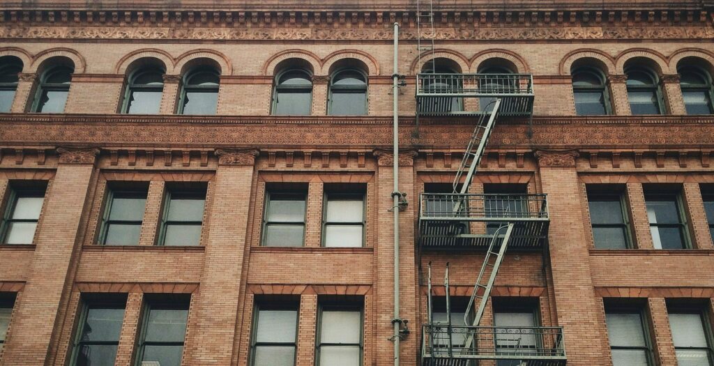 Stock image of apartment building for affordable housing feature