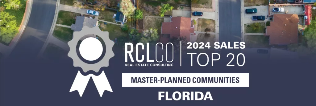 RCLCO 2024 Top-20 MPCs of Florida